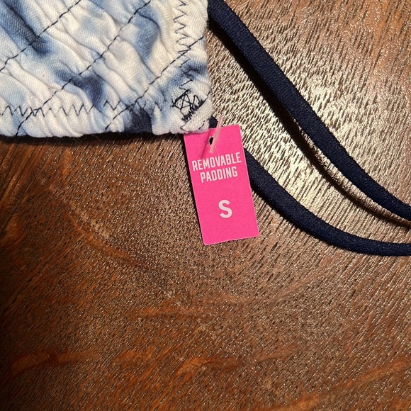 Pink NWT Victoria’s Secret  tye dye bralette size small cute strappy top - Picture 4 of 7